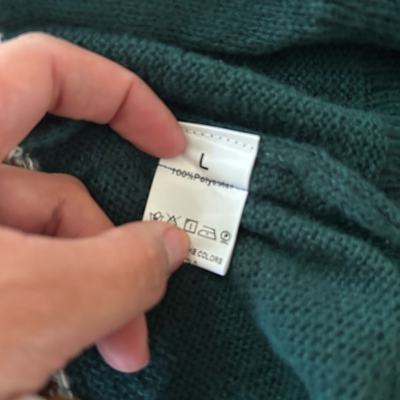 Color Block Open Front Cardigan - Picture 4 of 4